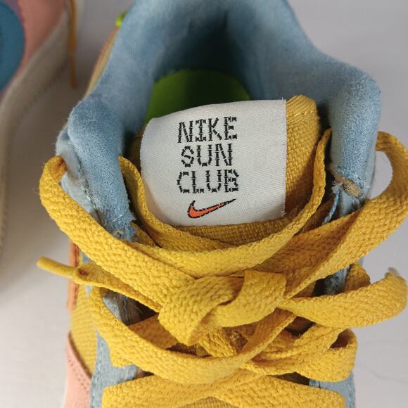 Air Force 1 Next Nature 'Sun Club Sneakers Size 5.5Y Colorful Pastel Colorblock - Picture 7 of 11